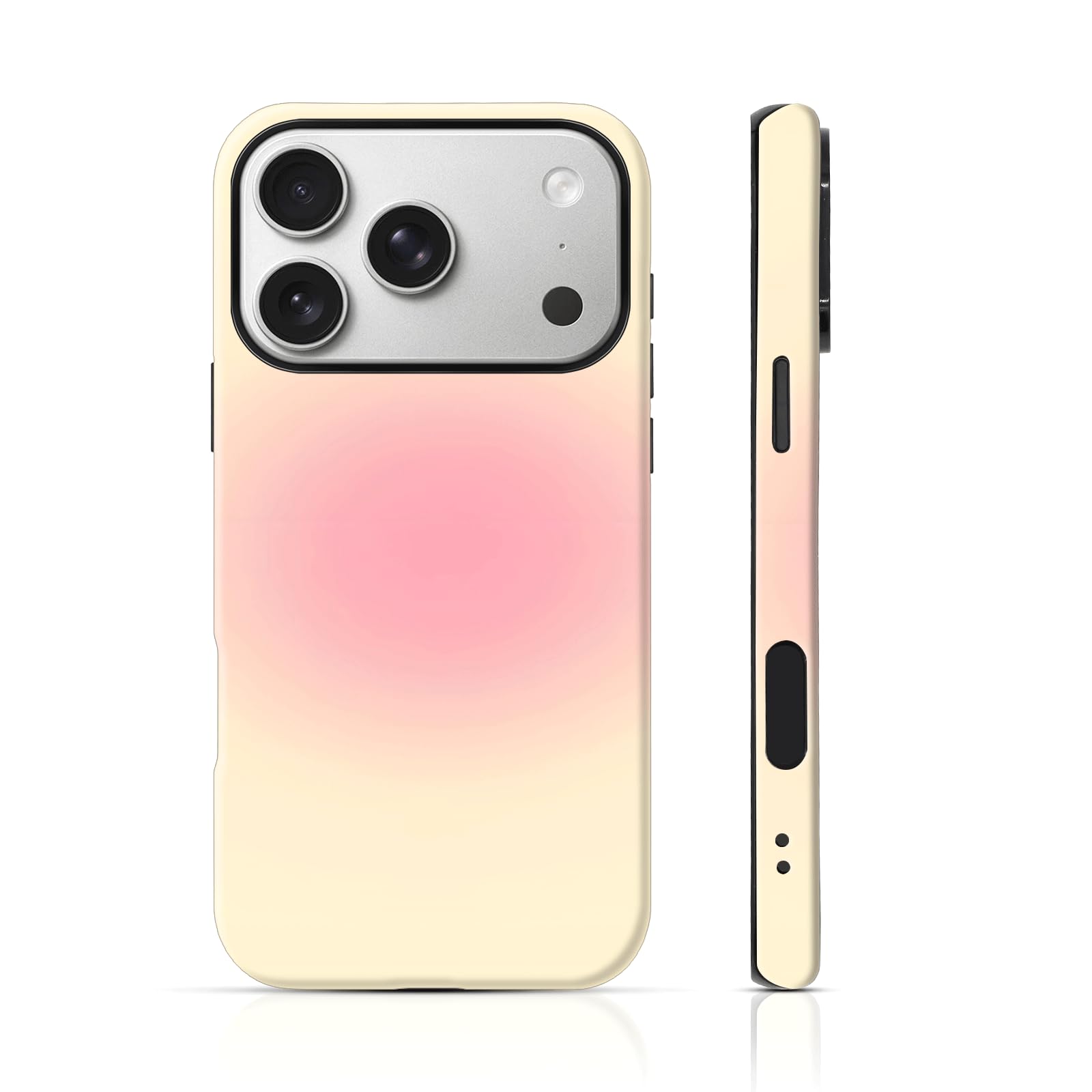 Amazon.com: for iPhone 17 Pro Max Case Pink Gradient Pattern HD