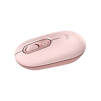 Logitech POP Mouse, mouse wireless Bluetooth compatto e portatile con pulsanti programmabili e clic discreti