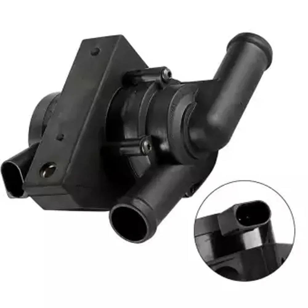 Bomba agua coche Para A4 A6 Auto Motor bomba agua auxiliar refrigerante eléctrico adicional 078121601B(WaterPump With Cable)