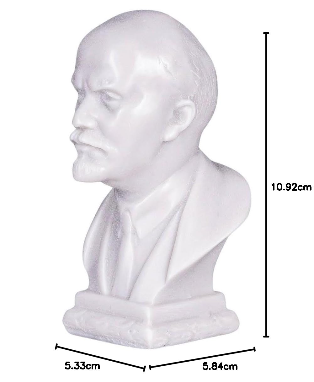 buste / statue en marbre du leader russe / soviétique Vladimir Lénine 9,5 cm