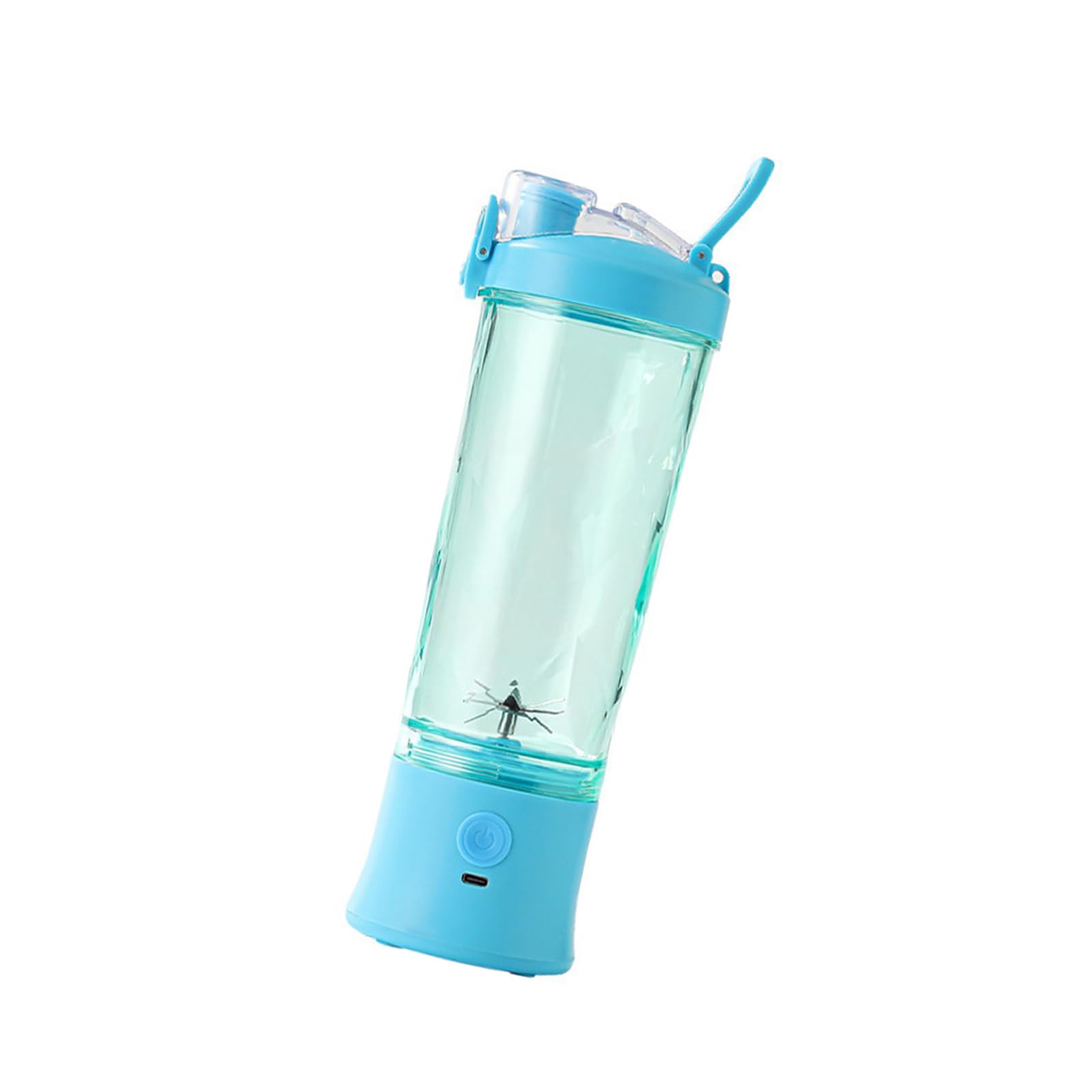 Mekalero Compact Portable Juicer with Quick Rechargeable Feature for Juices On-the-Go Gym Combiner