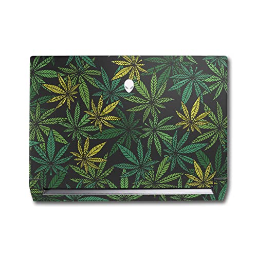 Image of MightySkins Skin Compatible with Alienware M17 R5 (2022) Full Wrap Kit - Cannabis Culture | Protective, Durable, and Unique Vinyl Decal wrap Cover | Easy to Apply & Change Styles | Made in The USA