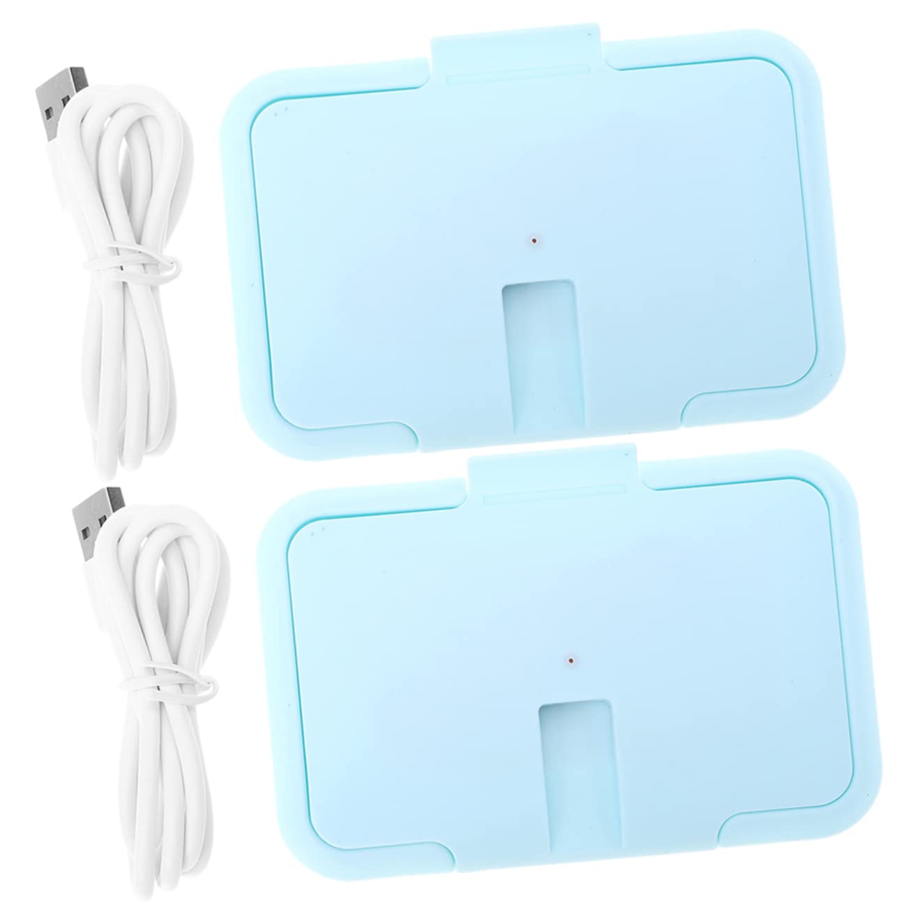 UPKOCH 2piezas Calentador De Toallitas Húmedas Para Bebés Unidades Diseño Portátil Calentamiento Constante Material Abs