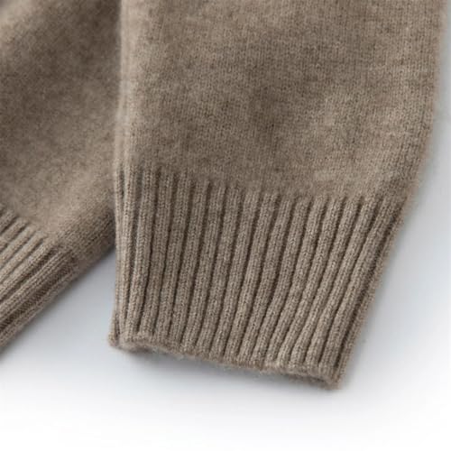 Men's Basic Solid Cashmere Pullover Sweater Turtle Neck Solid Fall Winter Knit Casual Long Sleeve Tops4