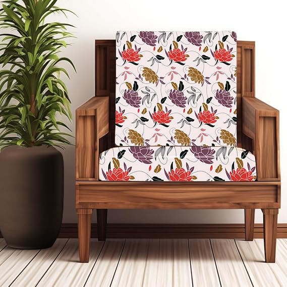 STITCHNEST Lotus Flower Stretchable/Spandex Printed Sofa Slip Cover, Pack of 4 (Suitable for 2 Seater Sofa) (B0CQJP5K5R) Amazon Price History, Amazon Price Tracker