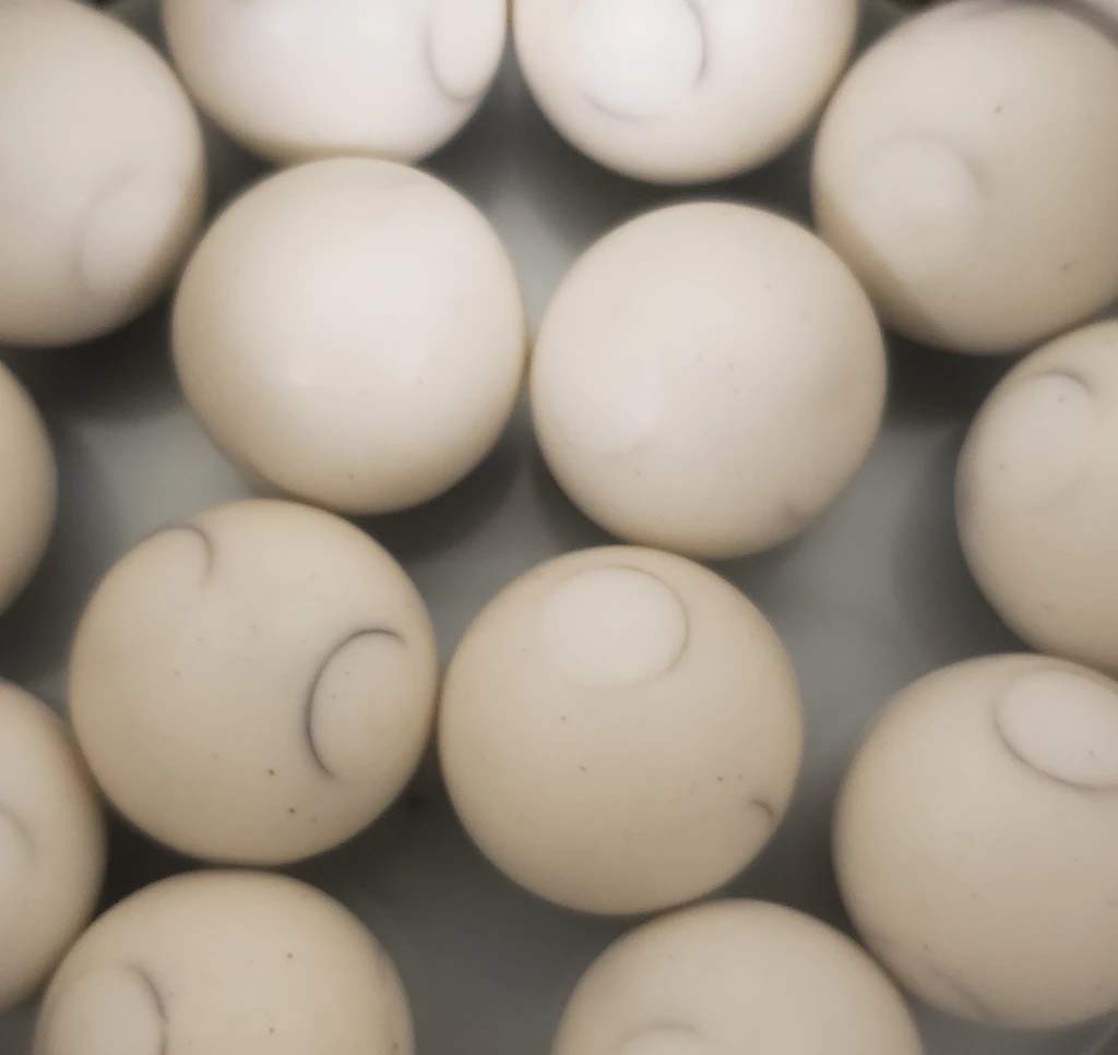 100 Count X 0.68 Cal. 10 Grams Each PVC/Steel Riot Balls Self Defense Less Lethal Practice Paintball White