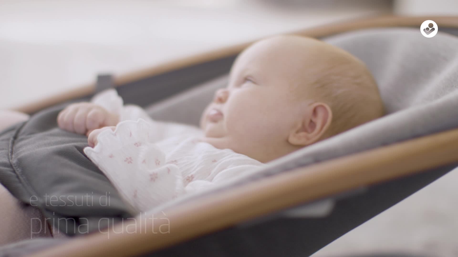 Maxi-Cosi Kori Sdraietta - Per Neonati 0-2 Anni, Pieghevole, 3 Posizioni, Con Arco Giochi, Tessuto Riciclato (Beige) - Foto 6
