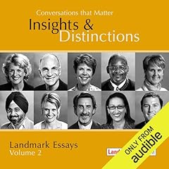 Conversations That Matter: Insights & Distinctions - Landmark Essays, Volume 2 Audiolibro Por Steve Zaffron, Laurel Scheaf, Mark Spirtos, Jane Wright, Cathy Elliott arte de portada
