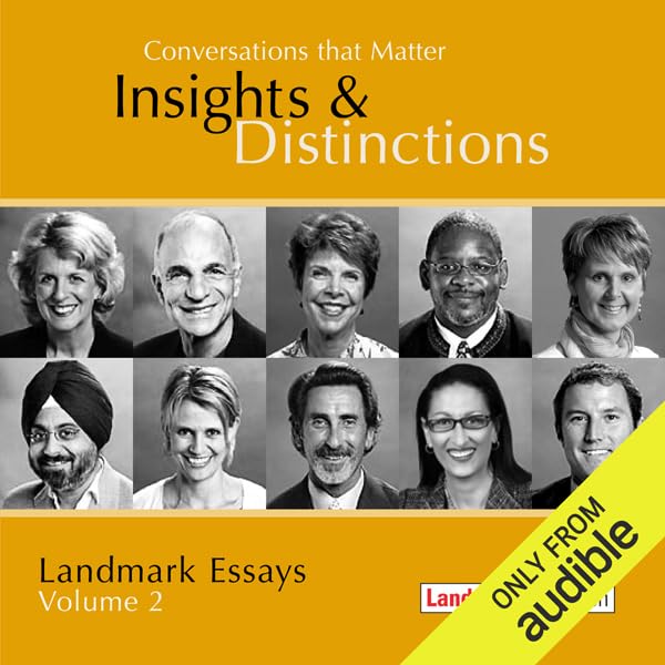 Cover art for Conversations That Matter: Insights & Distinctions - Landmark Essays, Volume 2