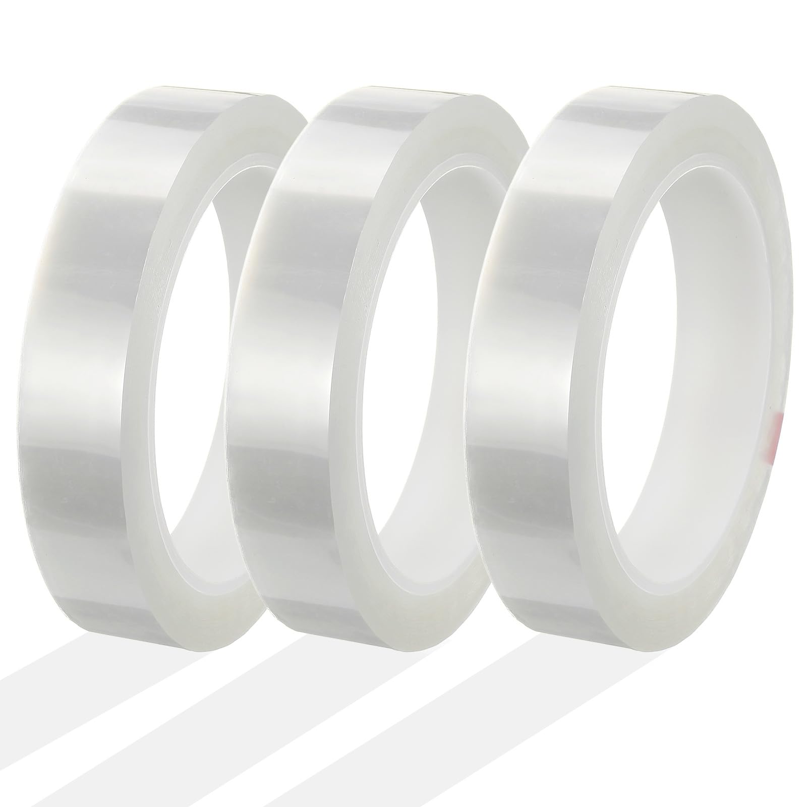 sourcing map Whiteboard Tape 20mm x 66m Pinstripe Graphic Chart Line Grid Marking Tapes for Classroom Office Dry Erase Board Art, Clear, Pack of 3 — image 1