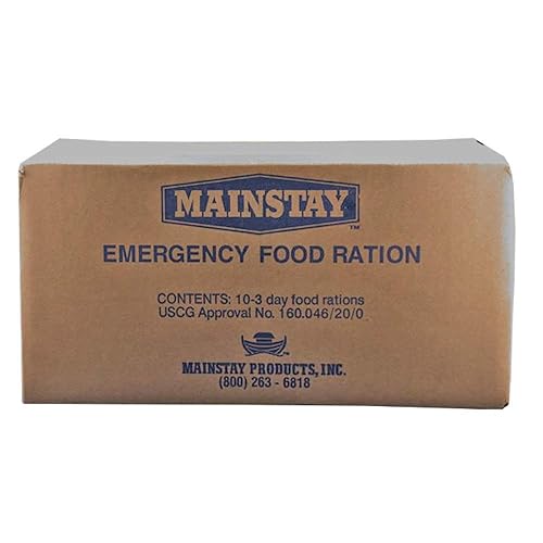 Mainstay Raciones de alimentos de emergencia con equipo al aire libre Guía de emergencia-3600 Calorías Bar- Estuche completo