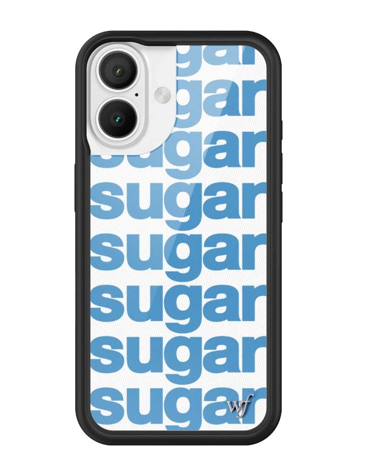 Image of Wildflower Cases - Compatible with iPhone 16 | Protective Black Bumper, 6.5ft Drop Test Certified, Women Owned Small Business | Ashley Williams - Sugar Packet