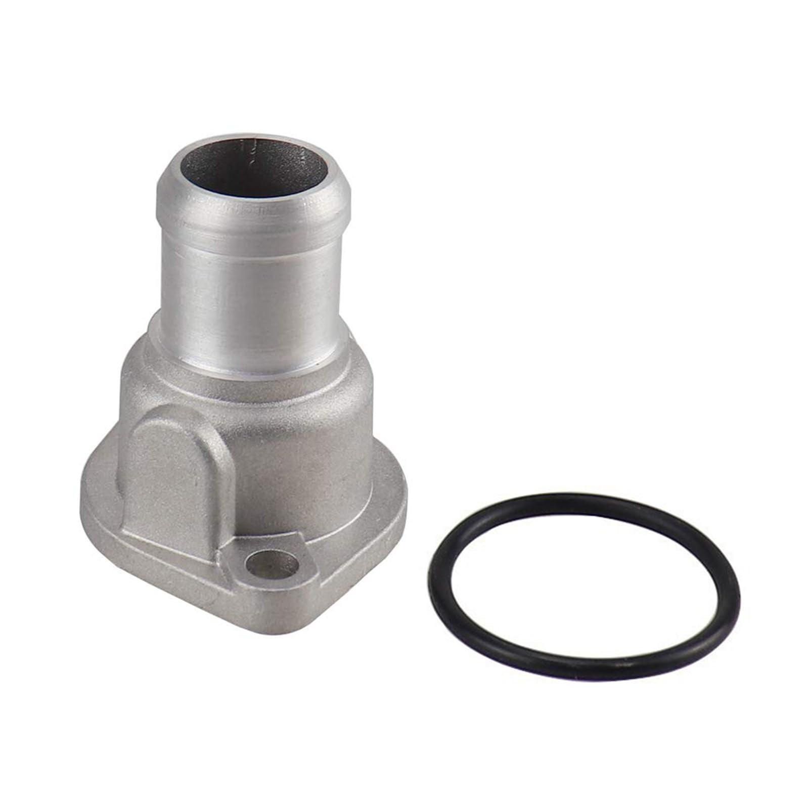 Hsioluted 026121145E Engine Coolant Flows Connector Metal Construction Easy Installs Pipe Shirt Fitting Suitable For Automotive Draft Coolant Hose Link