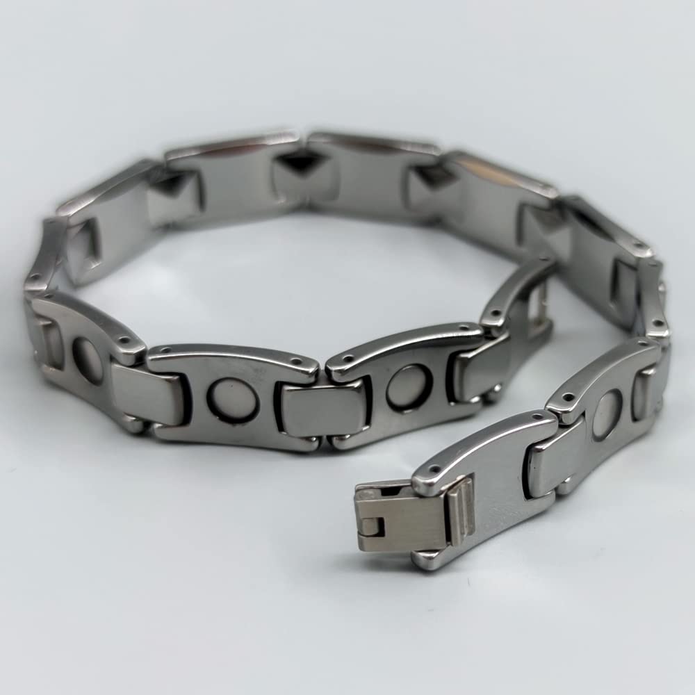 YSJNGF Charm-Armband für Herren, goldfarben, Energie-Magnetarmbänder, männlich, 21/22 cm, Paar-Schmuck, wasserdicht, Geschenk (Farbe: Rose, Damen, 21 cm)