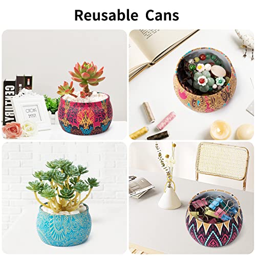 TTRWIN 4 Pack Scented Candles Gift Set, Lemon, Lavender, Fig, Rose Scented Candle,125g Natural Soy Wax, 30h Long Burning, Christmas, Valentine's Day, Mother's Day, Gift Wrapping, 7.5 * 5CM - Image 7