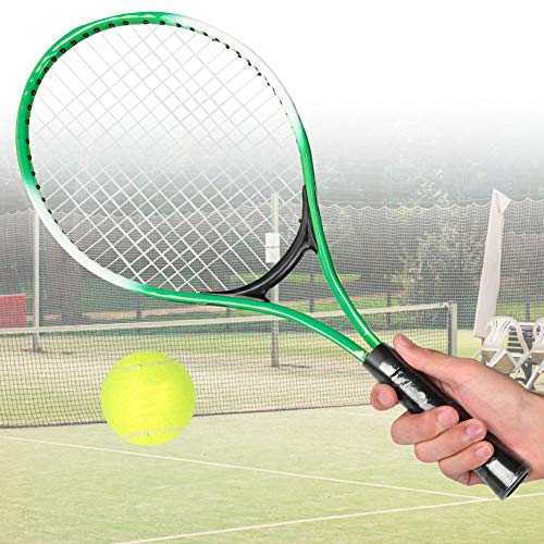 SunshineFace Ijzerlegering Kinderen Tennis Racket, voor Beginner Practice Racquet met bal en draagtas - Image 3