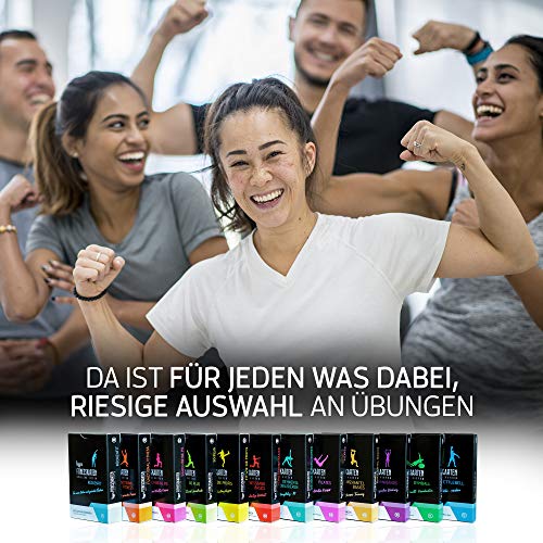 figgrs® Functional Fitness - 57 Trainingskarten mit 50 Fitnessübungen für eine leistungsfähige & dynamische Muskulatur I Bodyweight Übungen ohne Gerät I Für Männer und Frauen