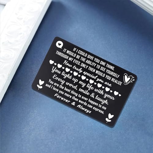 I Love You Metal Wallet Card Gifts for Men Husband Boyfriend Birthday Gifts Wallet Insert Card Gifts2