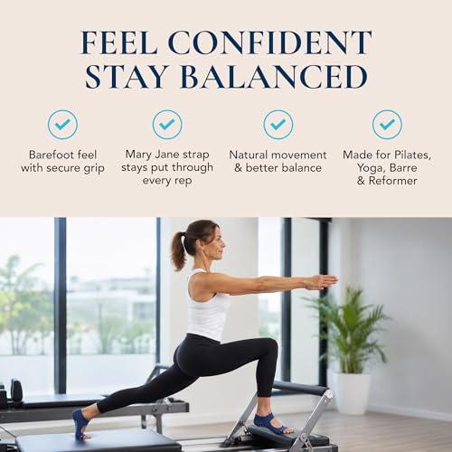 Image of Tucketts Allegro Toeless Pilates Socks with Grips for Women, Non-Slip Open-Toe Grip Socks, Yoga, Barre, Dance, Reformer, Home
