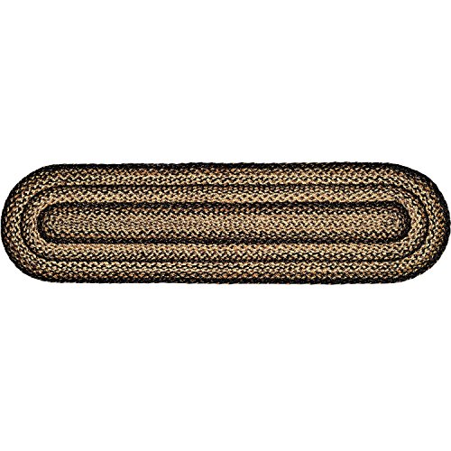 IHF Home Decor Black Forest Braided Rug 20" x 30" to 8'x10' Oval