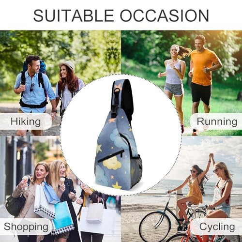 Mochila Deportiva Tipo Sling para Senderismo y Uso Diario miniatura 6