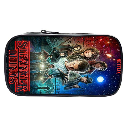 Preisvergleich Produktbild Stranger Things Federmäppchen Schöne Schreibwaren Box benutzerdefinierte Federmäppchen Student Card Package große Kapazität Federmäppchen (Color : A07, Size : 22 X 4.5 X 10cm)