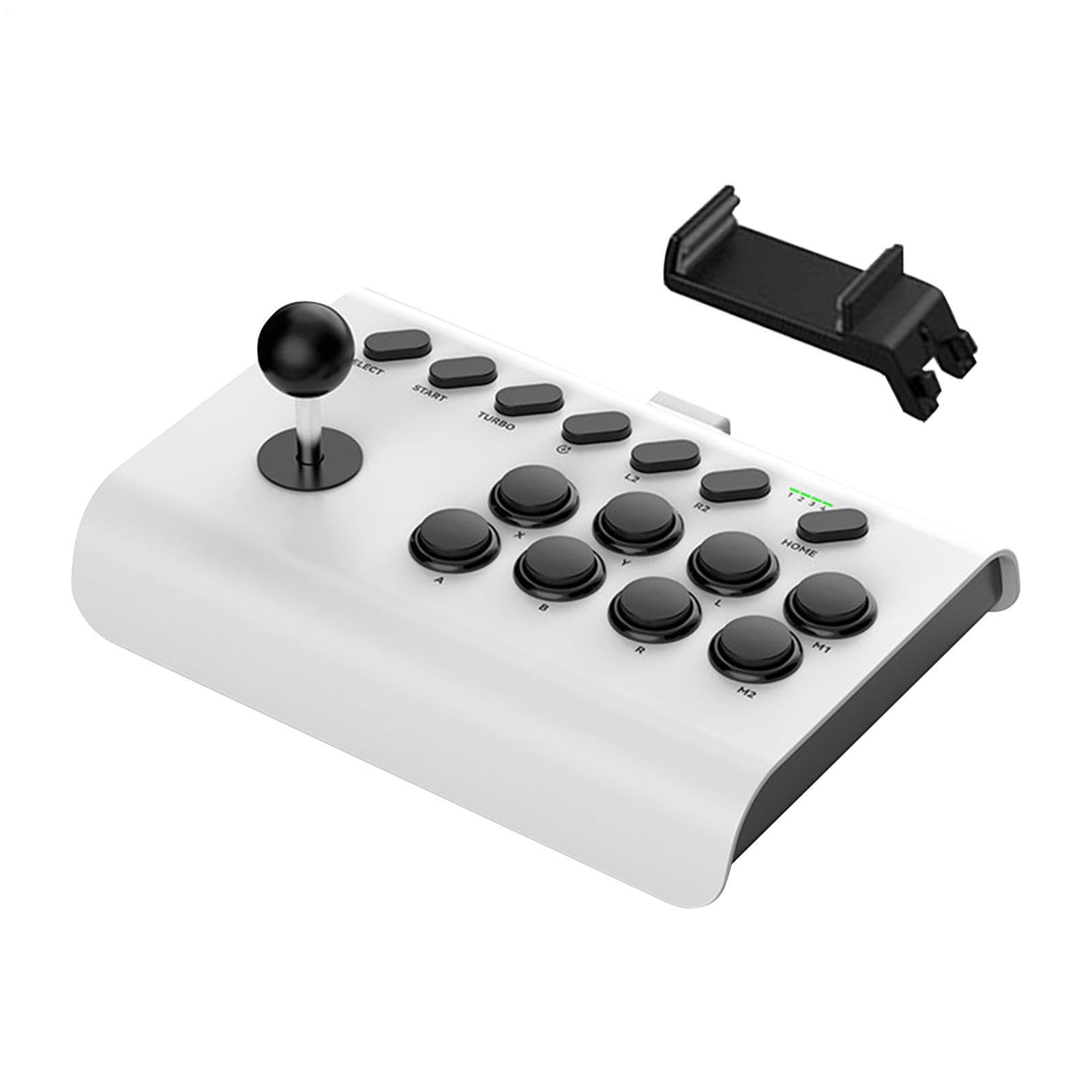 Bastone da combattimento arcade retrò – Joystick di combattimento di | arcade durevole con funzioni Turbo/Macro, joystick arcade nostalgico universale per PC e console di retrò [video game]