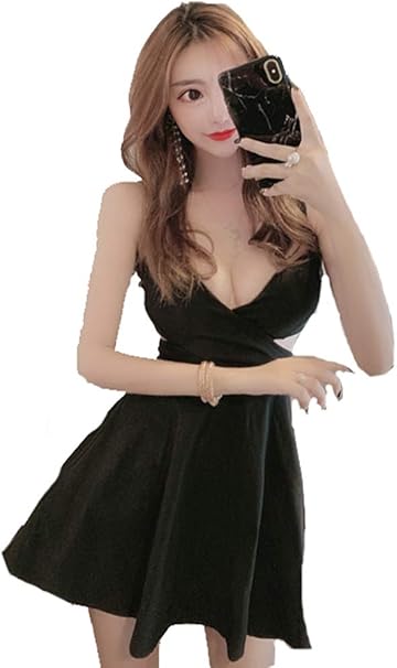 Amazon Co Jp Kimberley ワンピース ノースリーブ ミニ M 黒 Aライン フレア キャミワンピ 谷間 エロかわ セクシー キャバ嬢ドレス 衣装 服 ファッション小物 Amazon Co Jp Kimberley ワンピース ノースリーブ ミニ M 黒 Aライン フレア キャミワンピ 谷間 エロかわ セクシー キャバ嬢ドレス 衣装 服 ファッション小物
