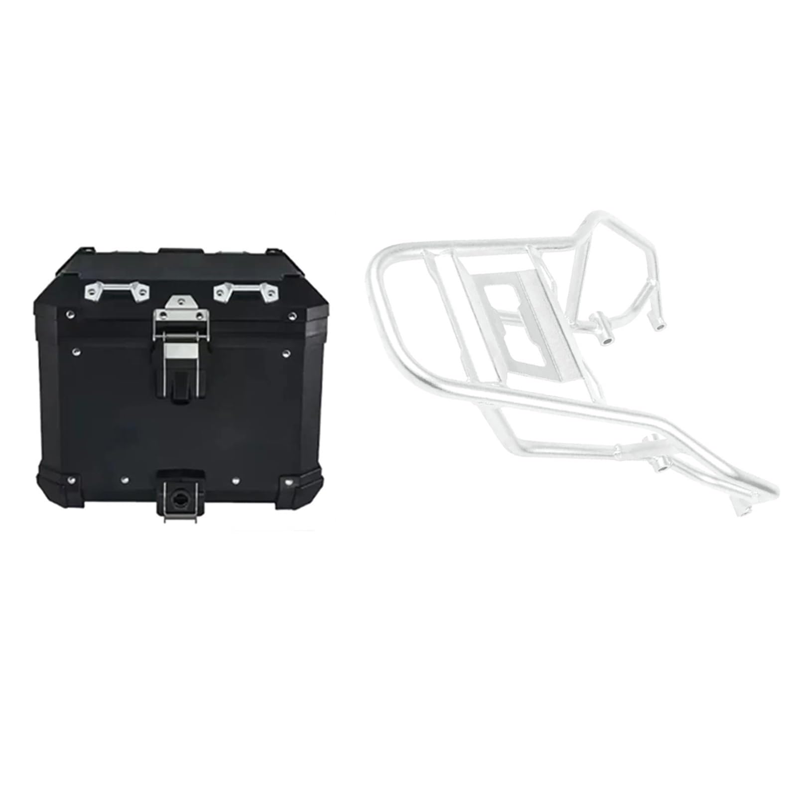 Side case Motorcycle Panniers Side Box Saddlebag Top Case Aluminum Luggage Rack Accessories for BMW R1300GS R 1300 GS 2024(Top Case Black)