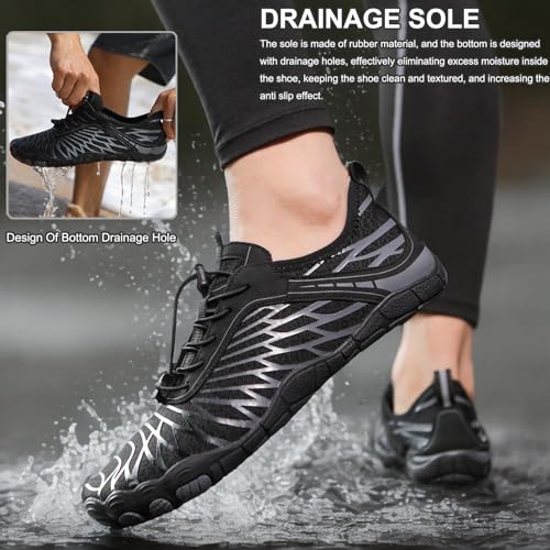 Image of Hike Barefoot Shoes Women Men Pro Water Footwear Wide Toe Box Non-Slip Unisex Athletic Outdoor Running Shoes