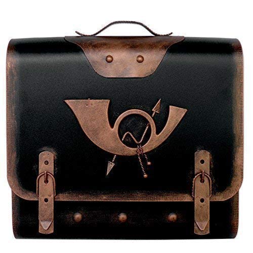 Briefkasten Alter Ranzen Posthorn Antik-Look Design Schultasche...