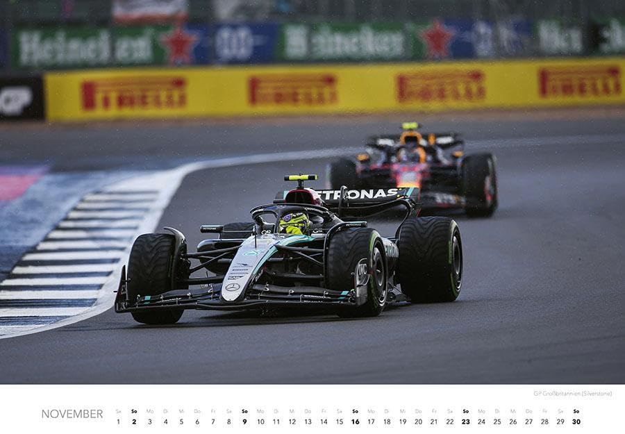 Faszination Formel 1 Kalender 2025: Wandkalender F1 Rennssport FIA Grand Prix Automobilsport