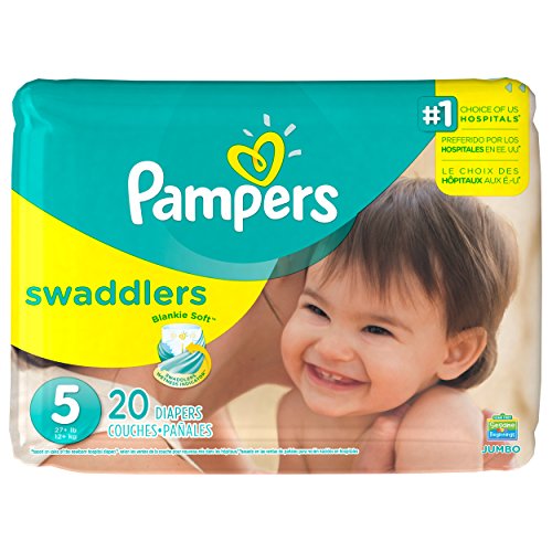 Image of Pampers Swaddlers Diapers Size 5 20 count