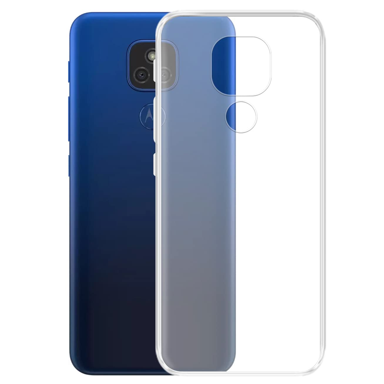 Amazon Brand- Solimo Back Cover Case for Motorola Moto E7 Plus | Compatible for Motorola Moto E7 Plus Back Cover Case | 360 Degree Protection | Soft and Flexible (TPU | Transparent) (B09TGWNMHH) Amazon Price History, Amazon Price Tracker