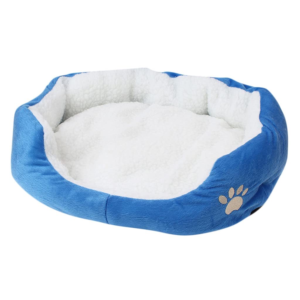 Nid pour chaton et chiot tapis en polaire isolant contre le froid gris