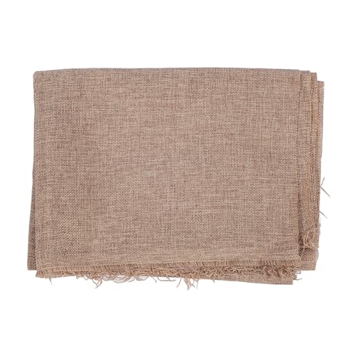 Speaker Grill Cloth, 59x20 Inch Double Layer Thickened Speaker Grill Cloth for Vintage Speakers Grills Fabric Mesh Cloth Speaker Covers for Home Theater Stage Speakers (Khaki)