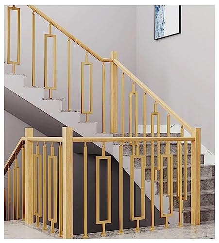 Postes de barandilla para cubiertas y porches con balaustrada rectangular de 4 piezas 3