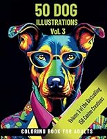 Dog coloring book 50 mandala style illustrations Vol. 3: Casino Nights & Musical Vibes (Canine Illustrations – Dog Coloring Series) B0F5NXQ8MB Book Cover