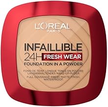 L'Oréal Paris Long-Lasting Powder Foundation - Waterproof - Infallible 24H Fresh Wear - Shade : Sand (220) - 53 g