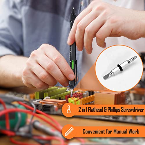 WEARXI Gifts for Men, 9 in 1 Multitool Pen Fathers Day Gift from Daughter Son, Mens Gifts for Dad/Him/Husband, Birthday Gift for Men/Boyfriend, Cool Gadgets, Camping Accessories image 6