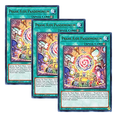 Amazon.co.jp: 【 3枚セット 】遊戯王 英語版 MGED-EN118 Prank-Kids