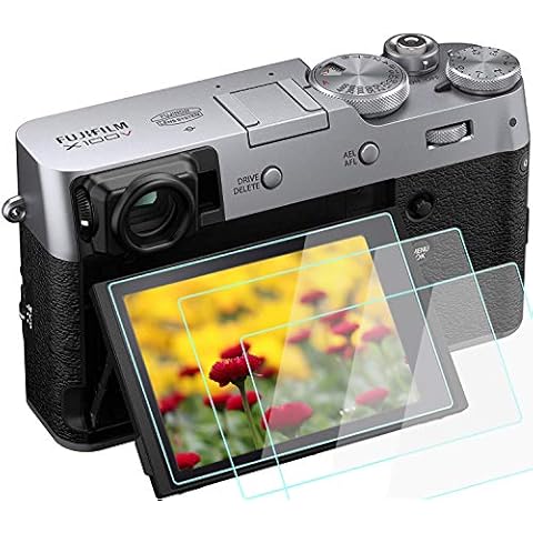 WH1916 X100V Screen Protector Compatible for Fujifilm X100V XT4 Camera, 9H Tempered Glass Anti-Scrach Anti-Bubble Ultra-Clear (3 Pack) Cover