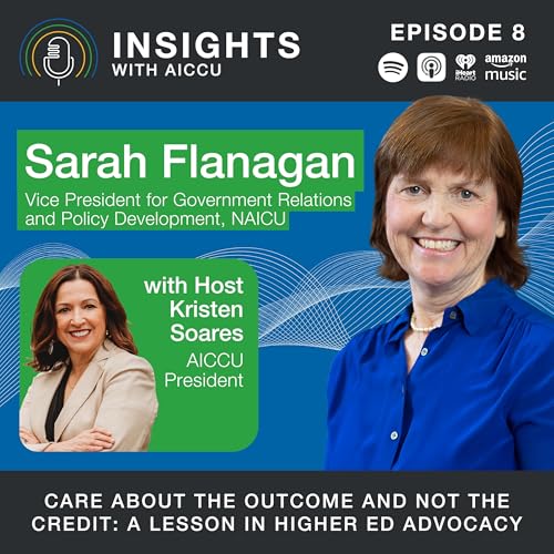 Care About the Outcome and Not the Credit: A Lesson in Higher Ed Advocacy from Sarah Flanagan