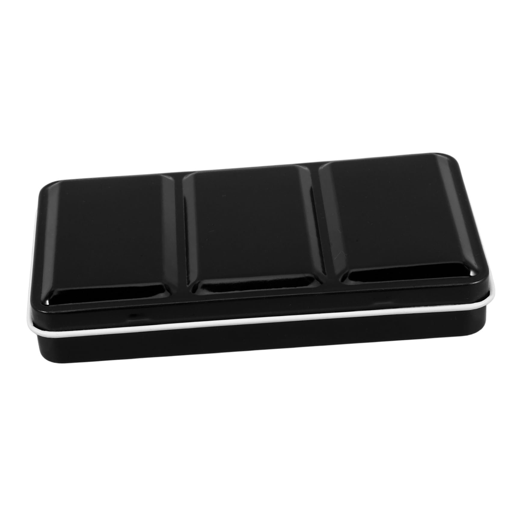 jojofuny Iron Watercolor Palette Tin Box Compact Empty Case for Pans Lightweight Mixing Tray for Artists Organize Your Watercolor Paints Style