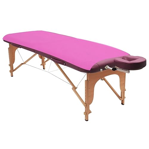 Miniatura 5 de Juego de 15 sábanas de mesa de masaje de 31 x 71 pulgadas de grosor, tela suave no tejida, cubierta de cama de spa, sábanas desechables