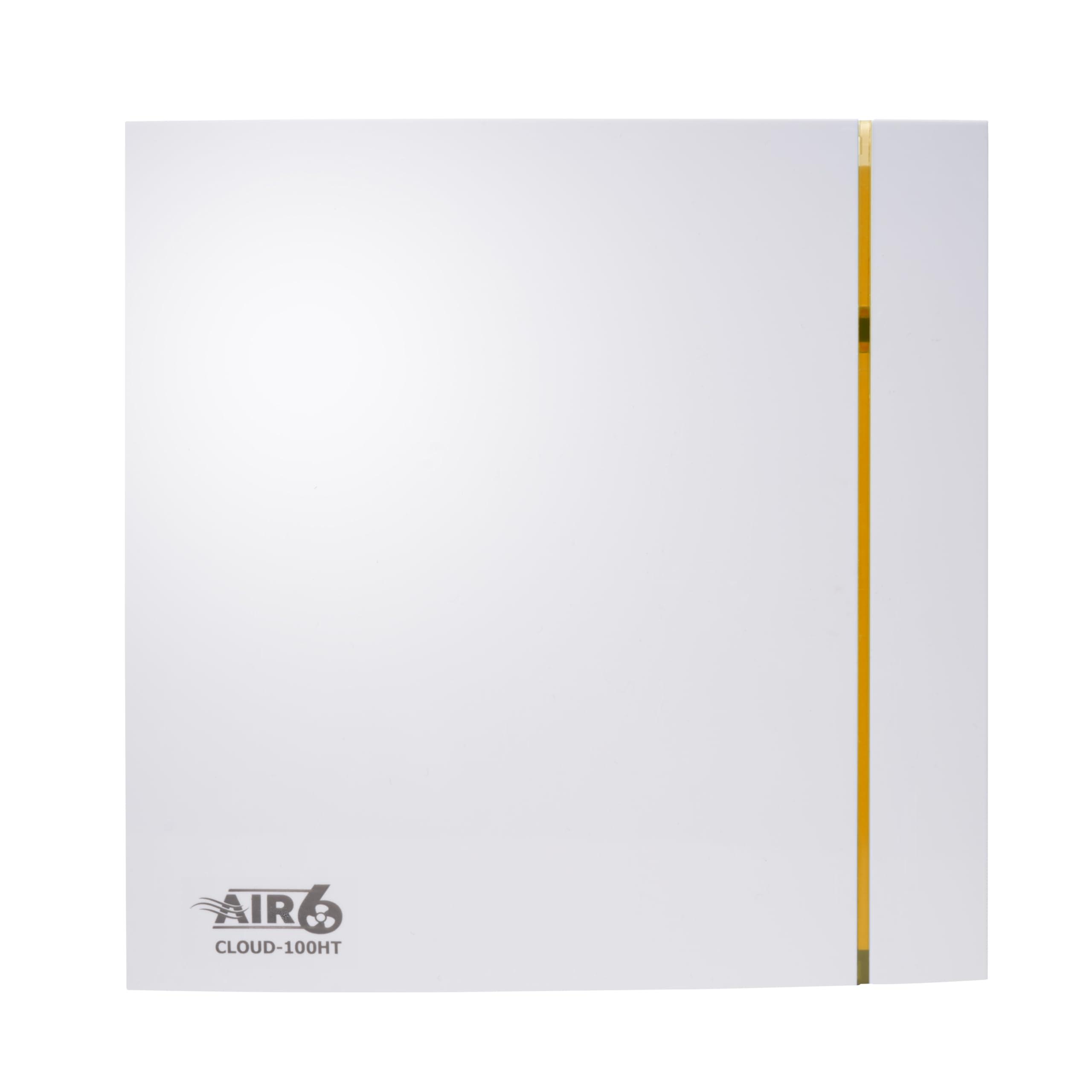 AIR SIX Air6 Cloud-100HT Extractor de baño silencioso con sensor de humedad y temporizador