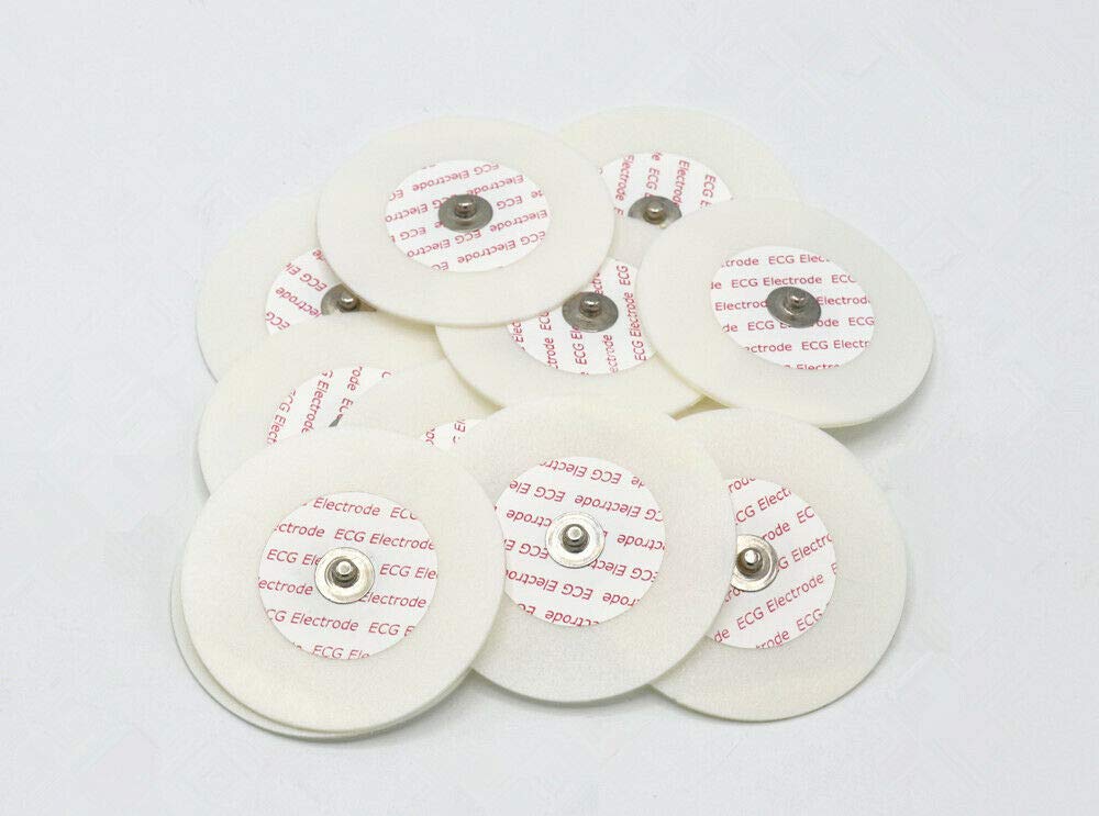 Buy 50pcs Universal ECG Electrodes Disposable ECG/EKG Electrode Pads