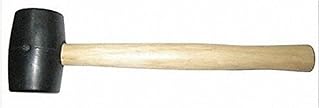 Rubber Mallet, Hickory, 16 Oz