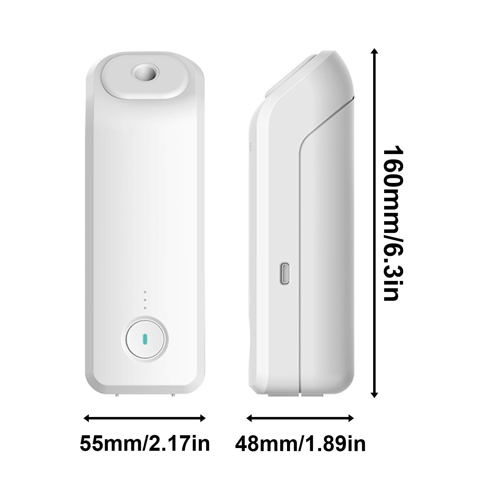 Domowy Dyfuzor Zapachowy Do Montażu Na ścianie, Dyfuzor Olejków Eterycznych Z 3 Regulowanymi Poziomami, Wyjmowany Dysk Atomizujący, 160x55x48mm Do łazienki, Sypialni, Biura