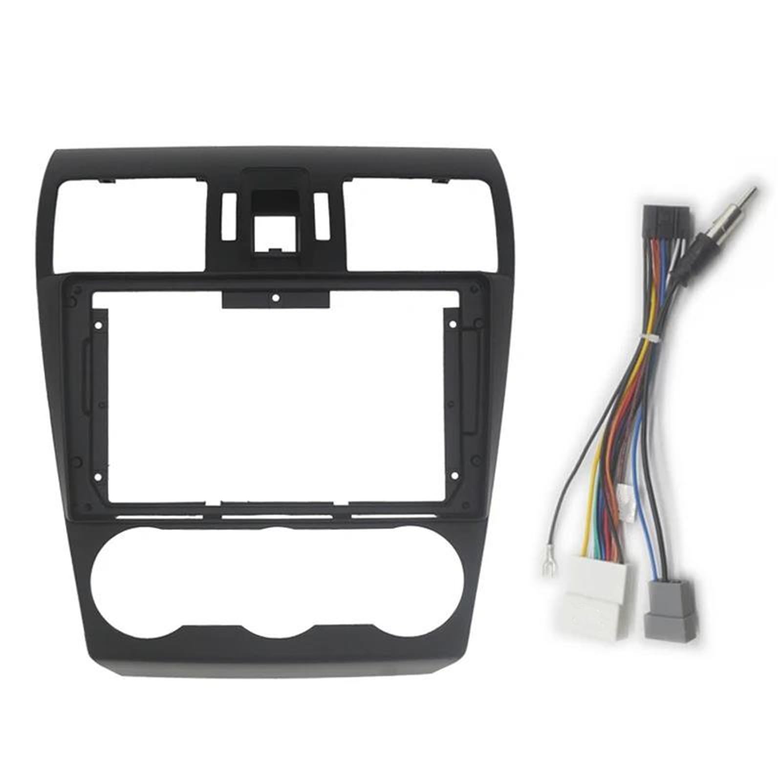 Cable Adaptador para Marco De Radio Estéreo, Panel De Instrumentos, Fascia, Consola Central Y Soporte para Subaru para Forester 2012-2016.(Fascia and Cable)